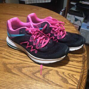 Nike Zoom Winflo 3 Womens Pink Black Running Shoes Size 8.5 831562-004